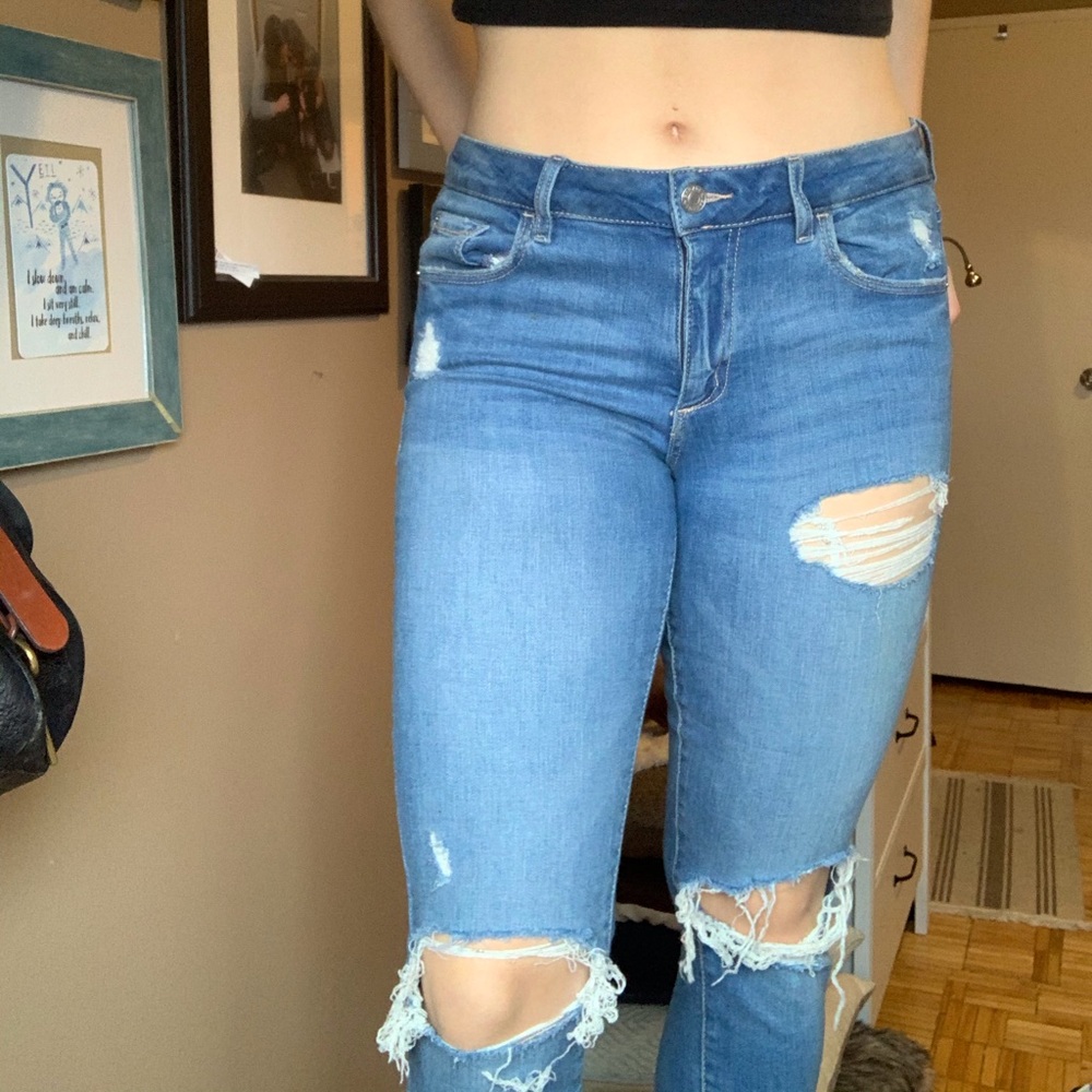 Garage High Waist Skinny Jeans (size 9)